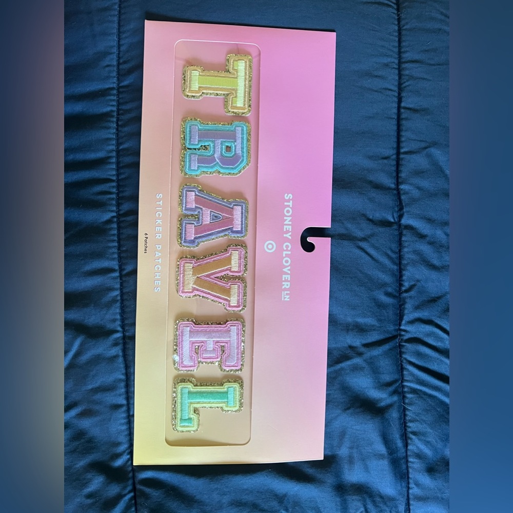 Stoney Clover Lane x Target TRAVEL 6Letter Patch Patches